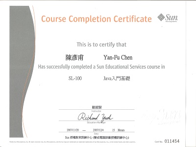 Course Completion Certificate