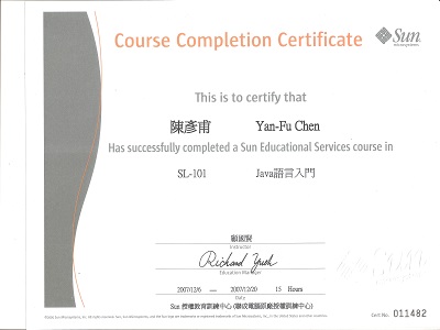 Course Completion Certificate